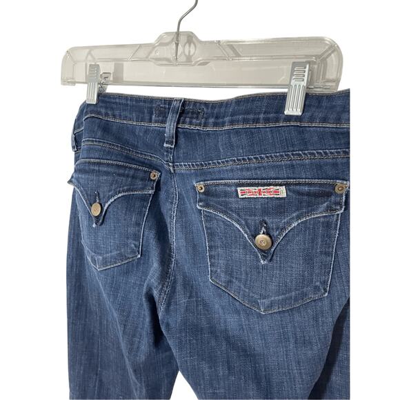 Hudson Women's Jeans Dark Wash Y2K Bootcut Straight Leg Relaxed Denim SZ 28 - Picture 5 of 7